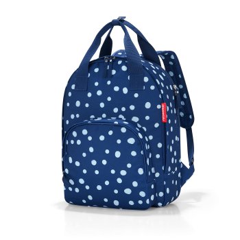 Dmsk modr batoh s puntky do msta Easyfitbag spots navy JU4044, Reisenthel