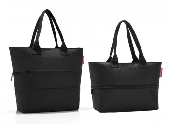 Nkupn kabelka se zipem Shopper e1 black RJ7003, Reisenthel